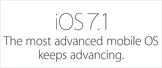 iOS 7.1
