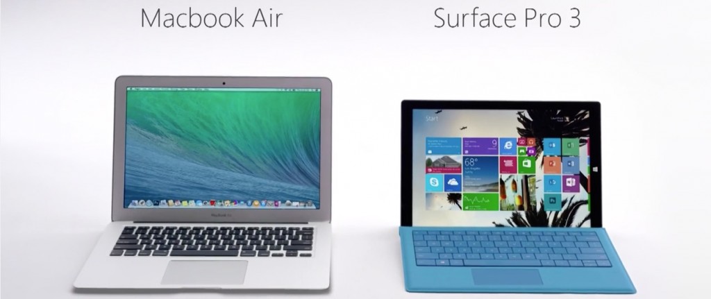 MacBook Air vs Syrface Pro 3