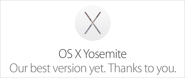 OS X Publiczni testerzy podziekowanie