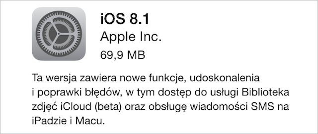 iOS 8.1