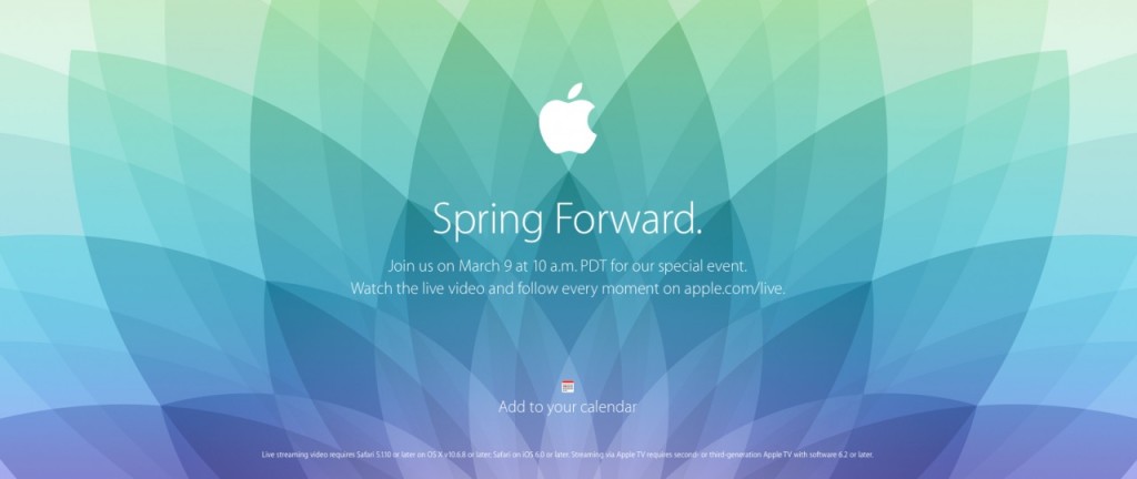 Spring Forwar impreza Apple live