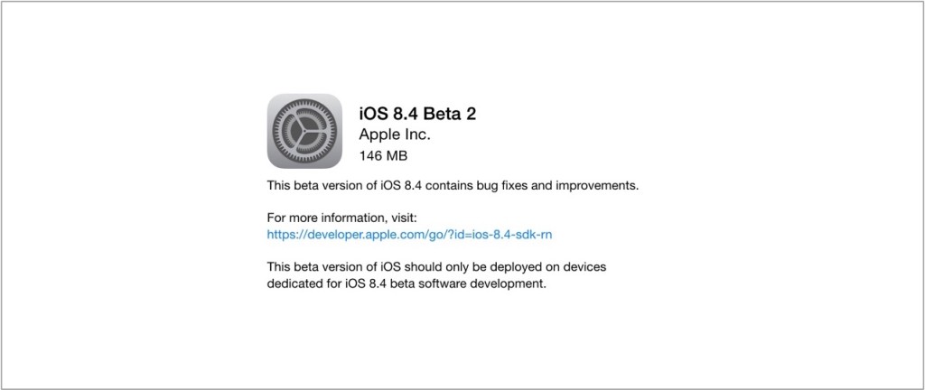 ios8.4 beta 2