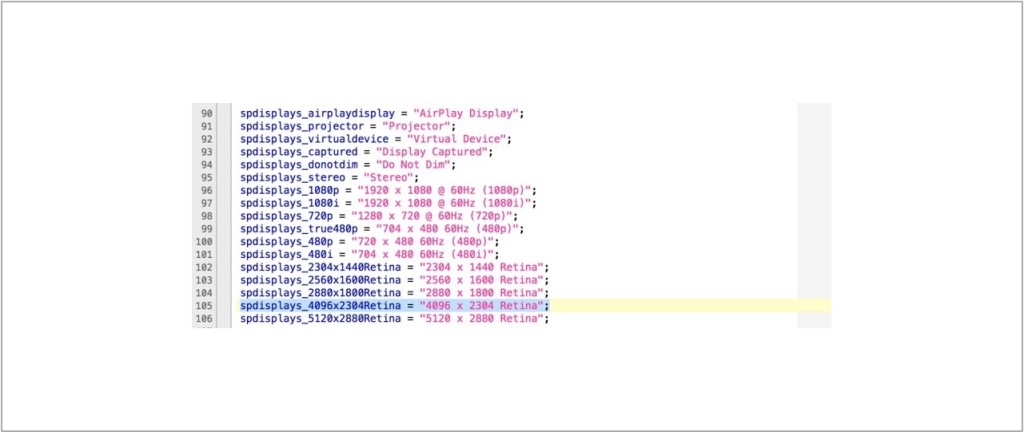 21,5 iMac retina code