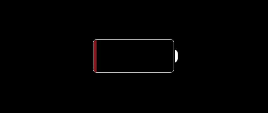 pusta bateria iOS 8