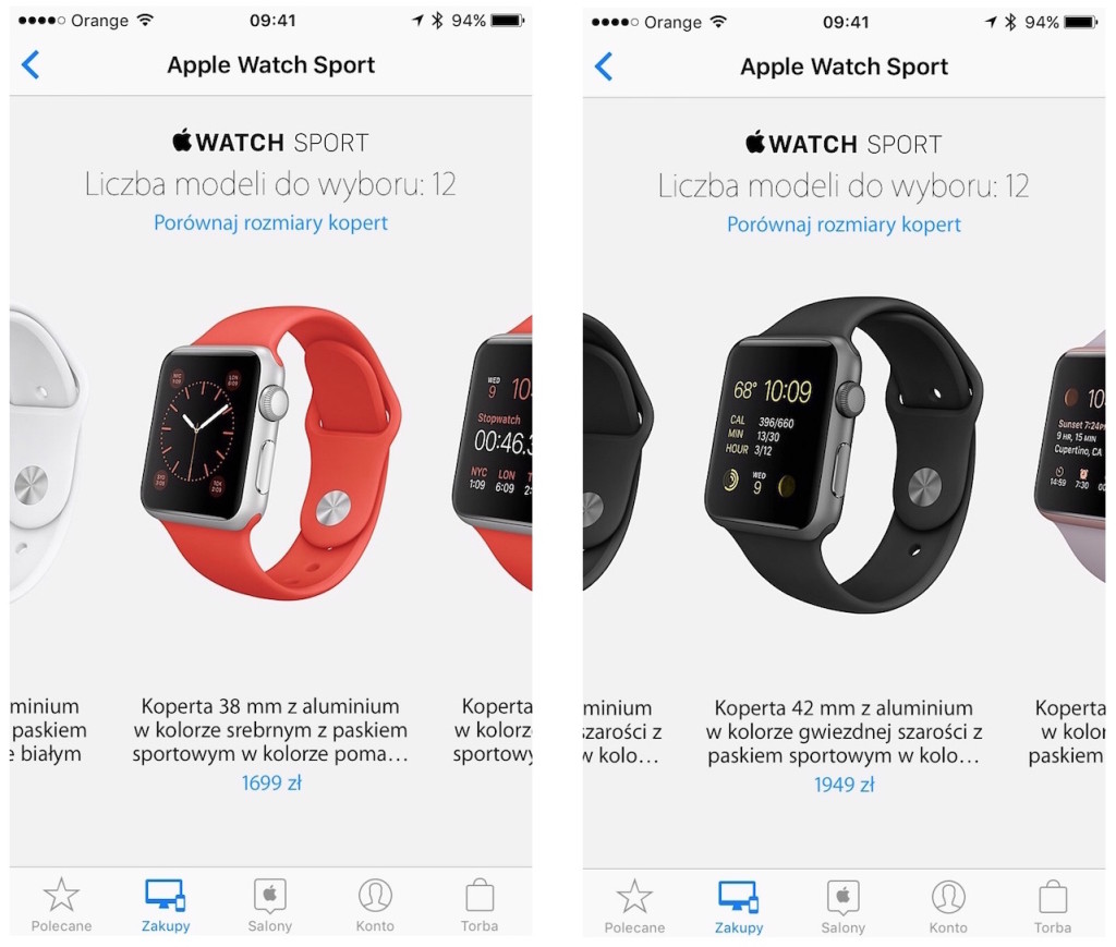 Apple Watch Sport w Polsce