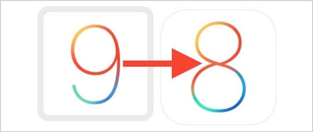 Downgrade z iOS 9 na iOS 8