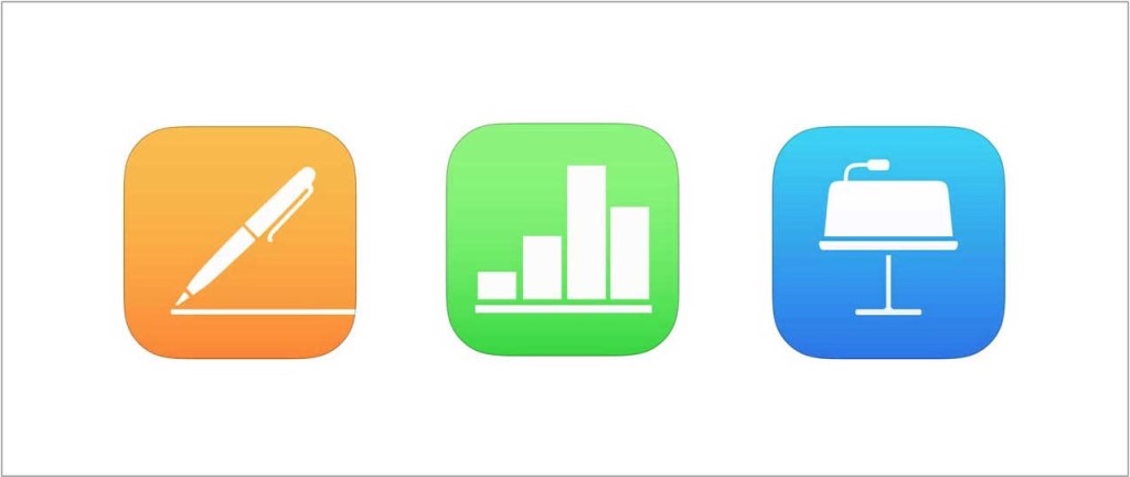 iWork dla iOS aplikacje