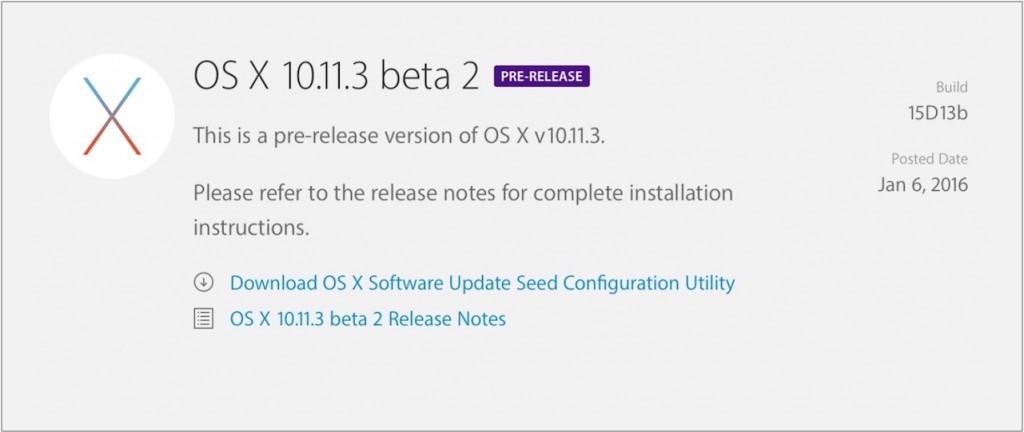 OS X 10.11.3