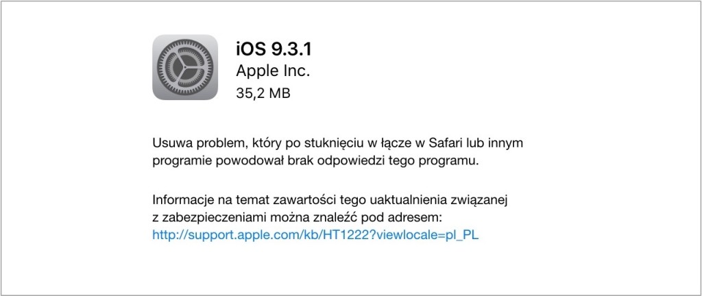 iOS 9.3.1