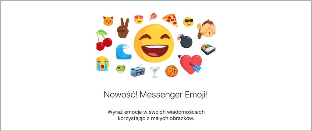 Nowe emotikony Messenger