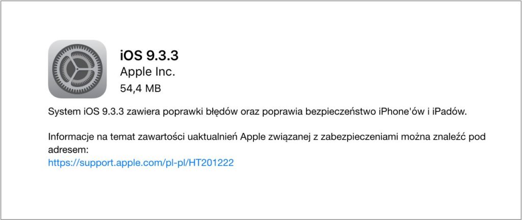 iOS 9.3.3